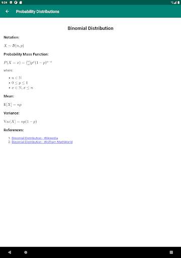 Probability Distributions скриншот 18