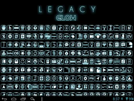 Legacy Glow (Go/ADW/Apex/Nova) screenshot 1