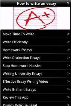 How to Write an Essay скриншот 1