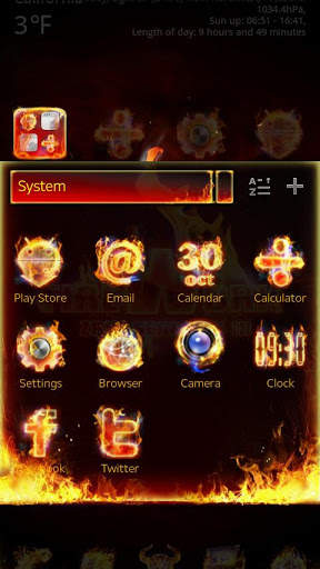 Firework GO launcherEX Theme screenshot 5