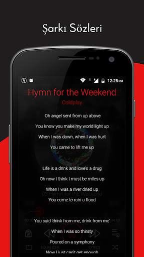 Crimson Müzik Player - MP3, Şarkı sözleri screenshot 2