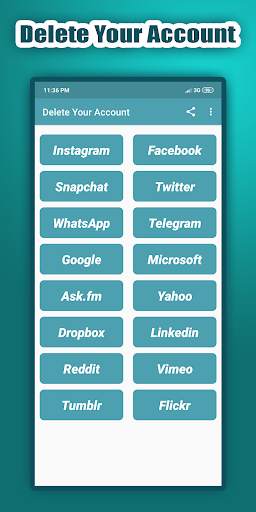 Delete Your Account On Social Media screenshot 1