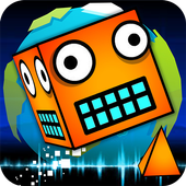 Mr. Geometry dubstep dash icon