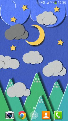 Paper Sky Live Wallpaper screenshot 4