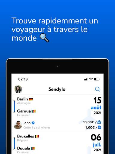 Sendylo - Covalisage, envoi de colis collaboratif screenshot 5