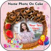 Happy Birthday Cake With Name And Photo 1.1