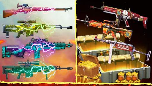 3D Squad Free Fire Battleground Team Shooter 2021 screenshot 9