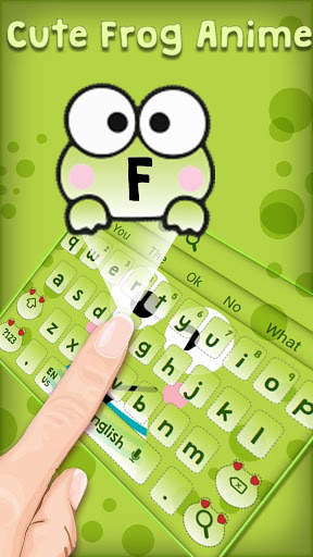 Cute Frog Anime Keyboard screenshot 2