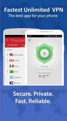 Super-Fast Hot VPN - Global VPN, XVPN 2019 screenshot 1