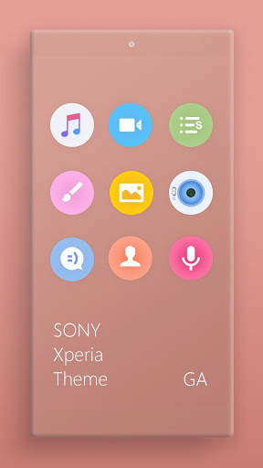 Theme XPERIA ON™ | Be Orange - 🎨Design For SONY screenshot 2