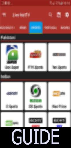 Guide For Live Net TV All Channels screenshot 1