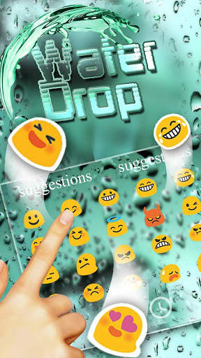 Water Drop Keyboard Theme screenshot 4