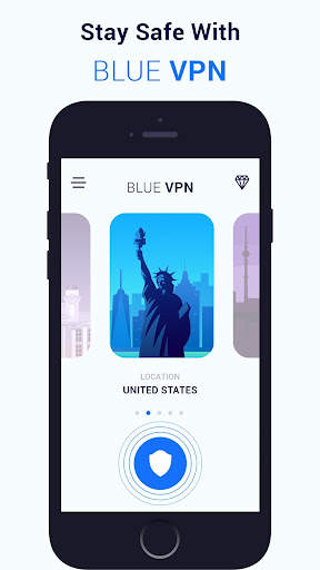Blue VPN free Unlimited Bandwi screenshot 3