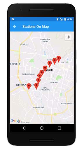 Jaipur Metro Route, Fares, Map, Timings - 2020 screenshot 8