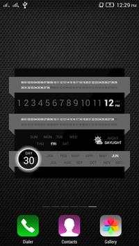 Numeric Digital Clock Lwp 3 تصوير الشاشة