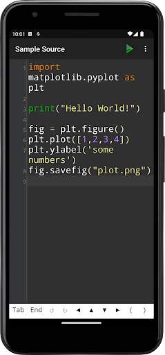 Python Programming Interpreter 1 تصوير الشاشة