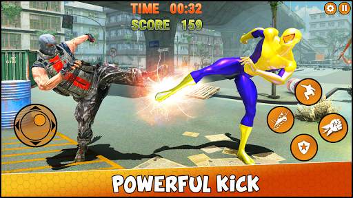 Superhero Iron Spider Battle: Vice City Fighter screenshot 1