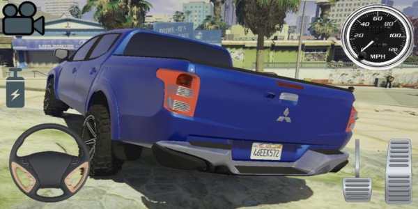 Driving Mitsubishi L200 SUV Simulator screenshot 2