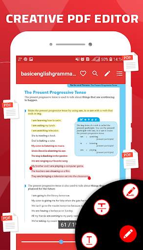 PDF Reader for Android स्क्रीनशॉट 4