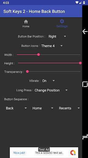Soft Keys 2 - Home Back Button screenshot 5