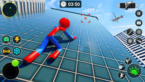 Aranha Stickman Corda Herói screenshot 3