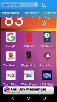 Indian Bhojpuri Browser screenshot 1