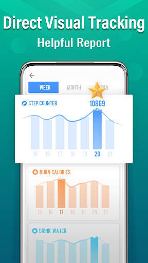 Fitnesstep - Step Counter Free & Home Workout screenshot 5