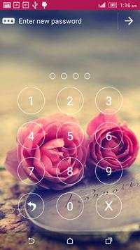 Flower Rose App Lock Theme screenshot 3