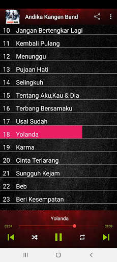Lagu Kangen Band Andika Mahesa screenshot 4