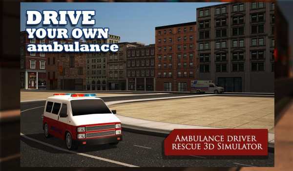 Ambulance Driver Rescue 3D Sim screenshot 14