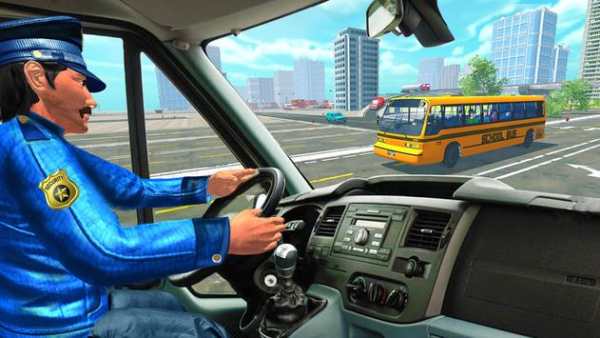 Bus Sekolah Menengah Mengemudi 2017: Game Bus yang screenshot 6