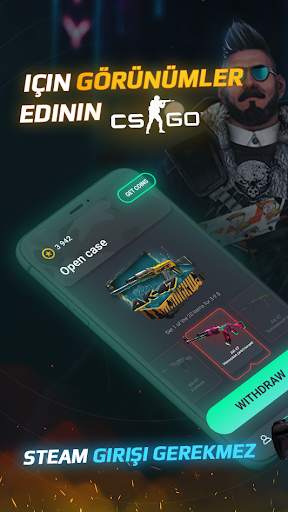 Csgo ücretsiz gerçek skinler – go cases kasa açma screenshot 1