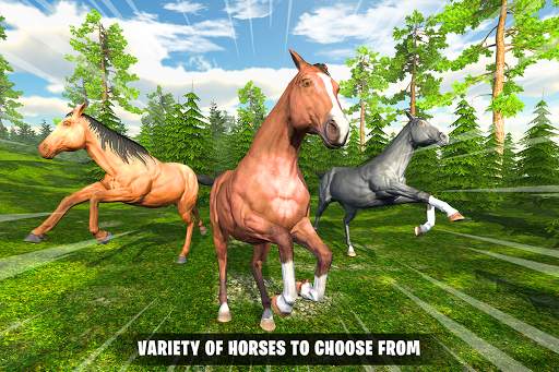 Jungle Horse Family Simulator: Fun Horse Games screenshot 13