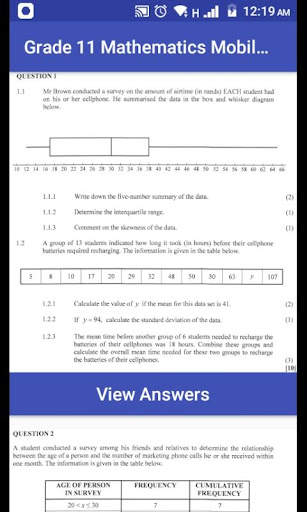 Grade 11 Mathematics screenshot 4