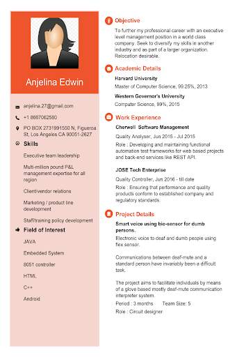 Curriculum vitae app CV Maker screenshot 17