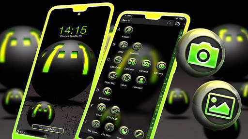 3D Light Ball Launcher Theme screenshot 3