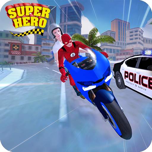 Light Speed Hero Bike Taxi Driving Game 1.0