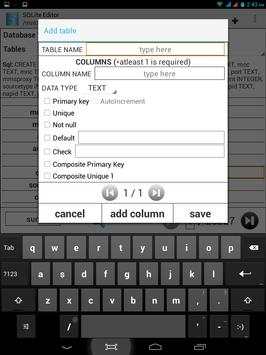 SQLite Editor Lite screenshot 4