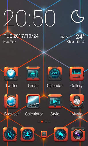 Torn Future Go Launcher Theme screenshot 2