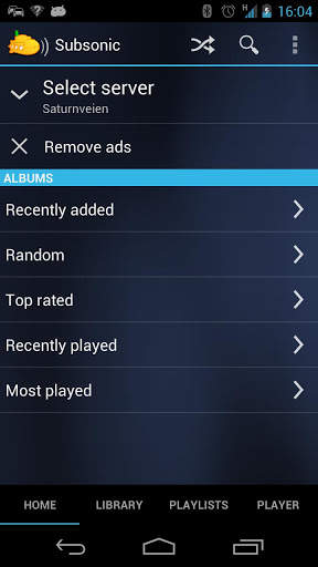 Subsonic Music Streamer screenshot 4