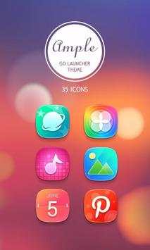 Ample GO Launcher Theme screenshot 2