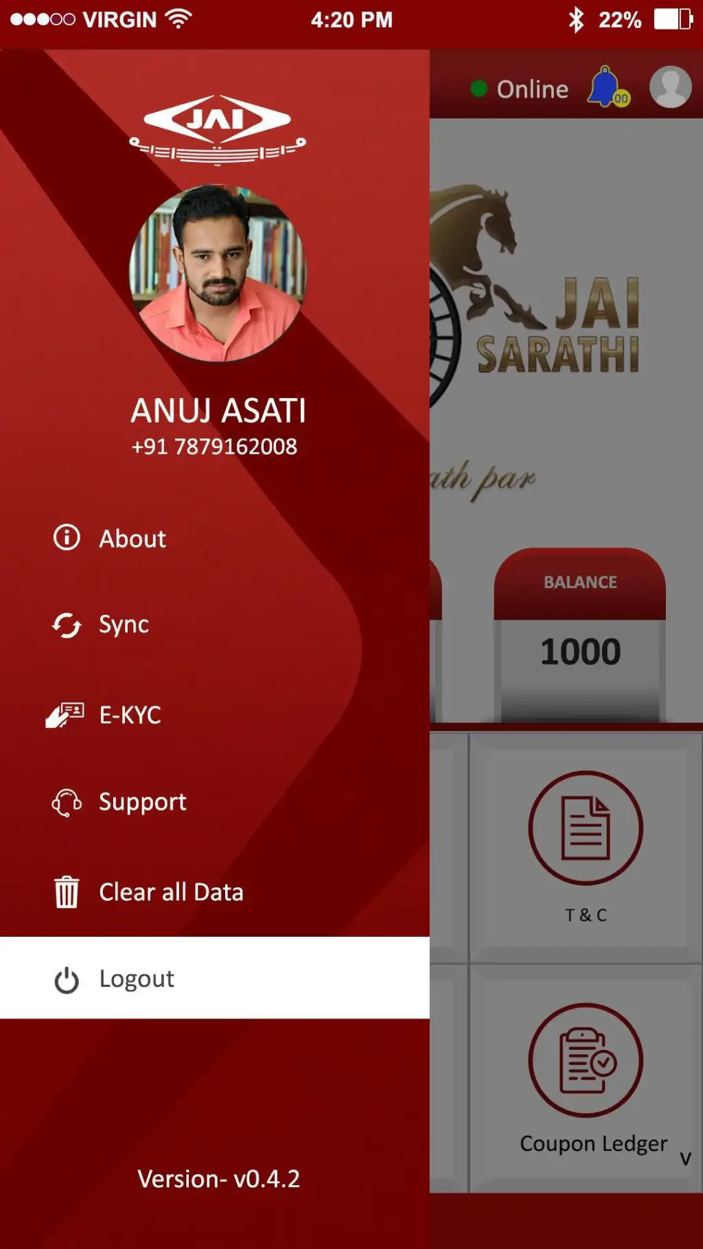 JAI Sarathi Retailer screenshot 4