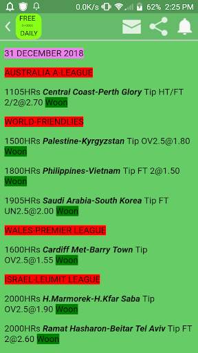 SURE 5  ODDS DAILY screenshot 3