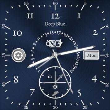 Deep Blue Watchface screenshot 16