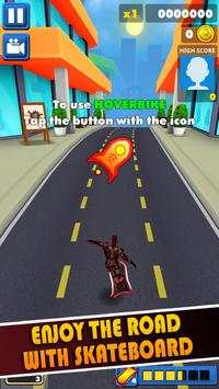 Subway Iron Hero Man Running Clash 👊🔱 screenshot 1