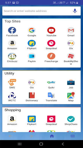 Flash Browser - Fast Mini Browser 2020 screenshot 2