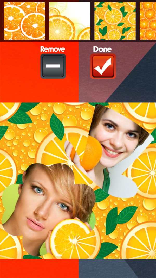 Orange Photo Collage screenshot 3