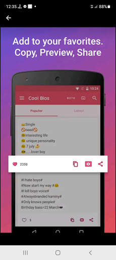 instagram bio for girls screenshot 2