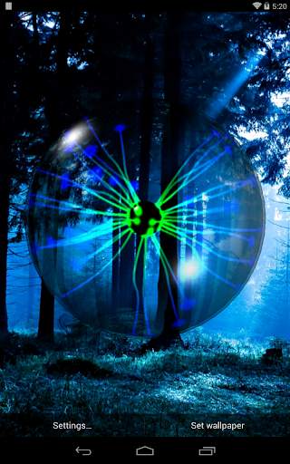 Plasma Orb Free Live Wallpaper screenshot 2