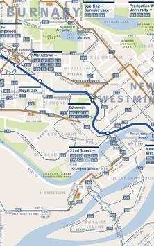 Vancouver Transport Map screenshot 1
